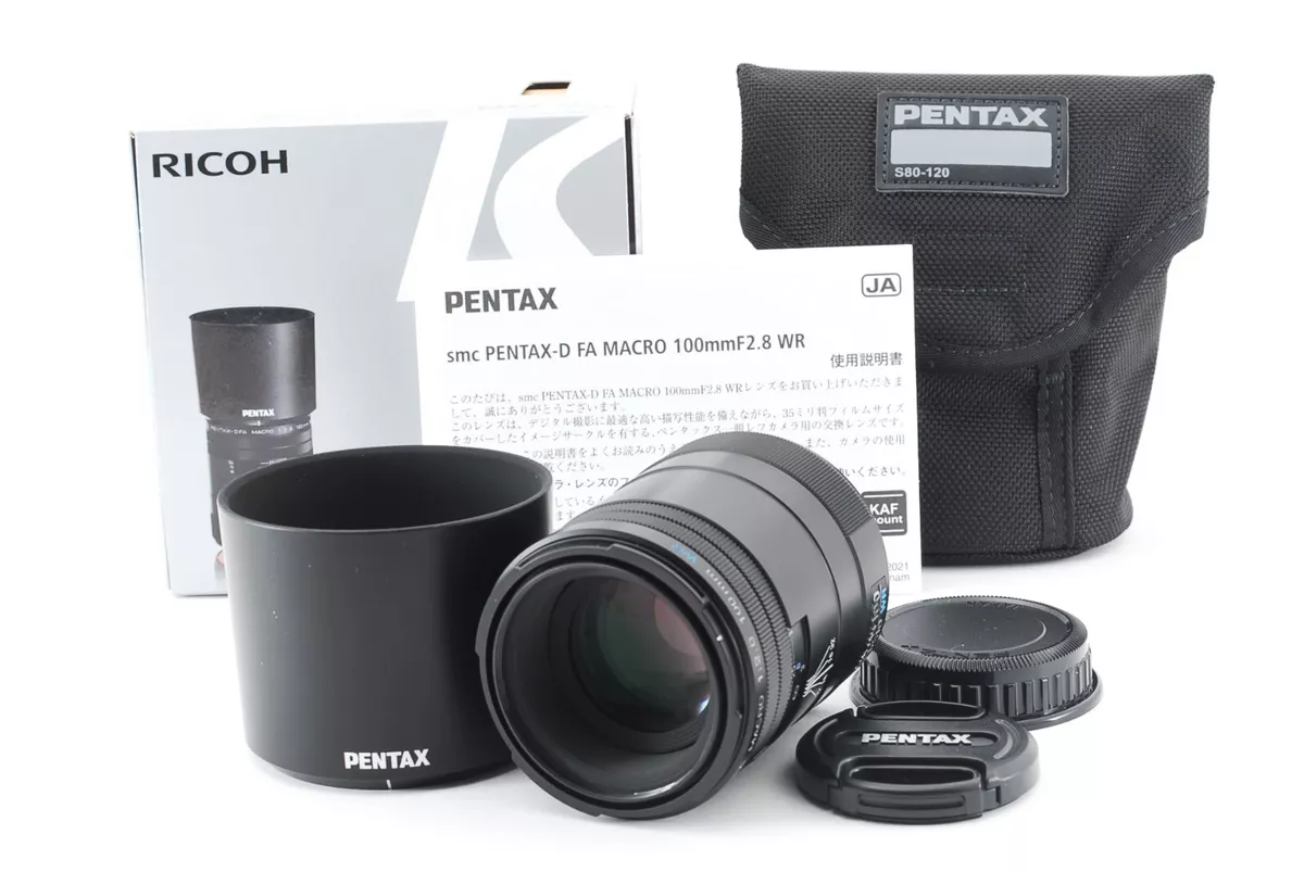 Near Mint+ SMC Pentax DFA Macro 100mm F/2.8 WR Prime Lens w/Box