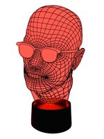 Originelle 3D Led Designerlampe Wohnlicht Tischlampe Mehrfarben Tischleuchte