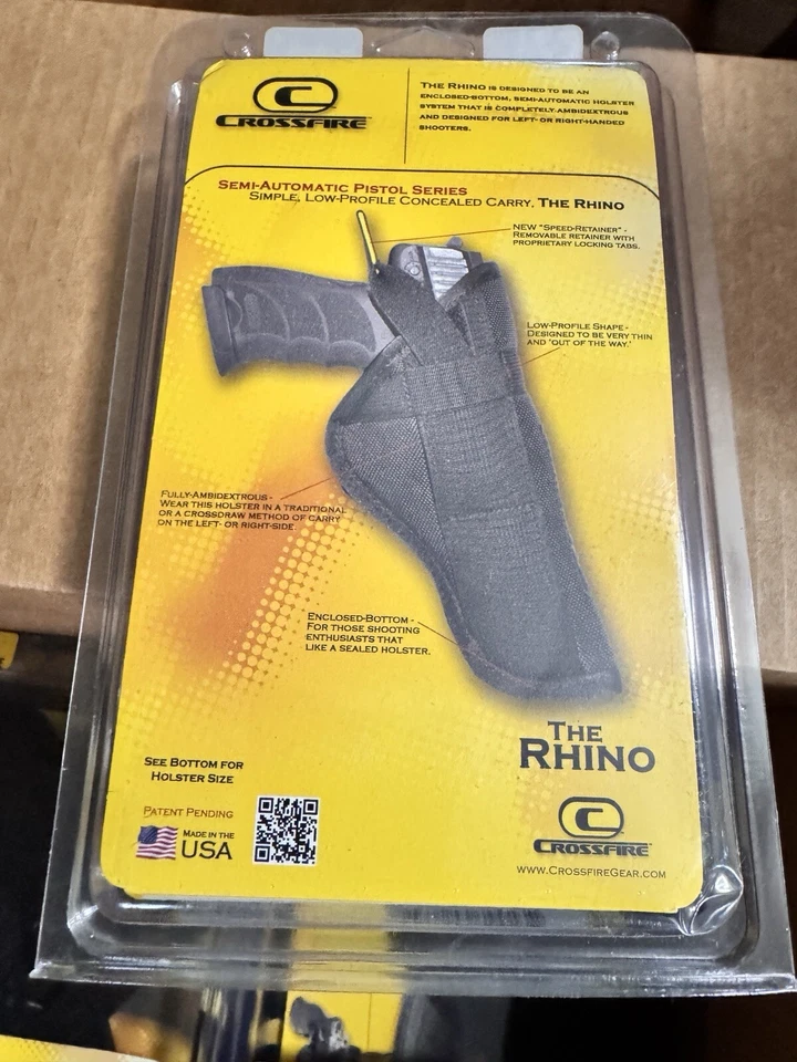  concealed Carry Holster, crossfire rhino low profile ambidex semi sub XD SIG - Image 3 of 4