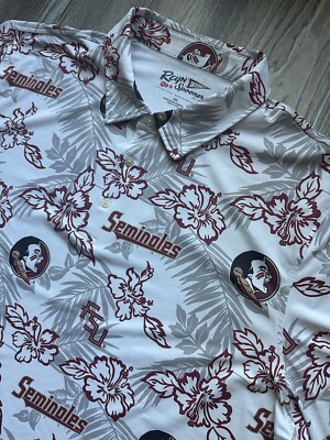 Reyn Spooner Florida State University Seminoles Hawaiian Polo