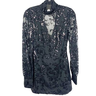 Alexis Franciska Beaded open back mini dress | eBay