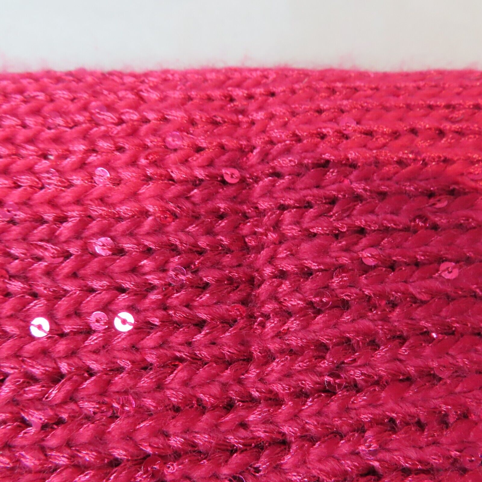 CALVIN KLEIN Infinity Scarf Hot Bright Pink Chunk… - image 8