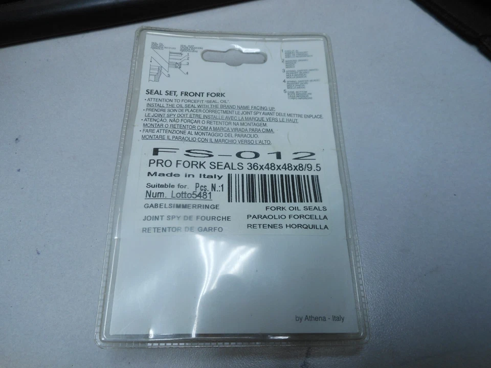 NOS Parts Unlimited Fork Seals Fits: Kawasaki 92-00 KX80 01-18 KX85 FS-012 - Изображение 3 из 3