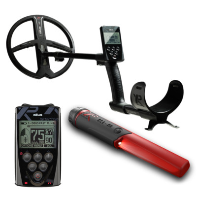 XP DEUS I X35 28cm RC V6 Metalldetektor + gratis Mi-6 Pinpointer