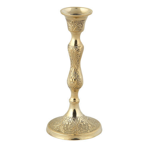 Quality Christian Church Supplies Brass Candle Holder 14cm high free