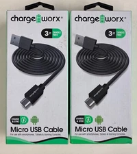 2/$12.99 charge wore Micro USB Cable (CX4604BK)