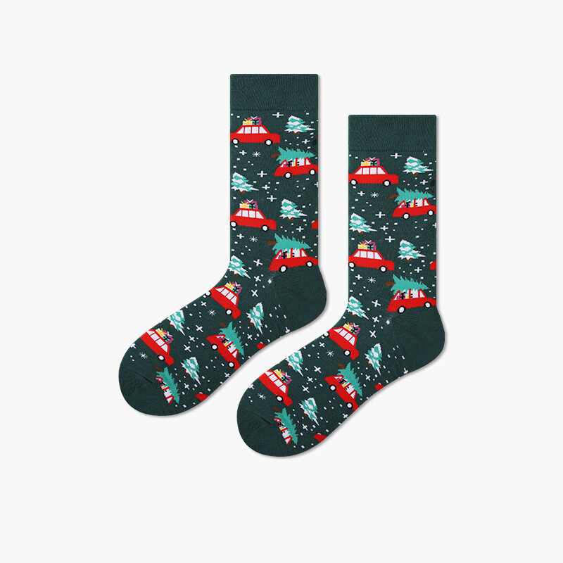 Men Womens Novelty Christmas Socks Xmax Happy Sock Gift Santa 814