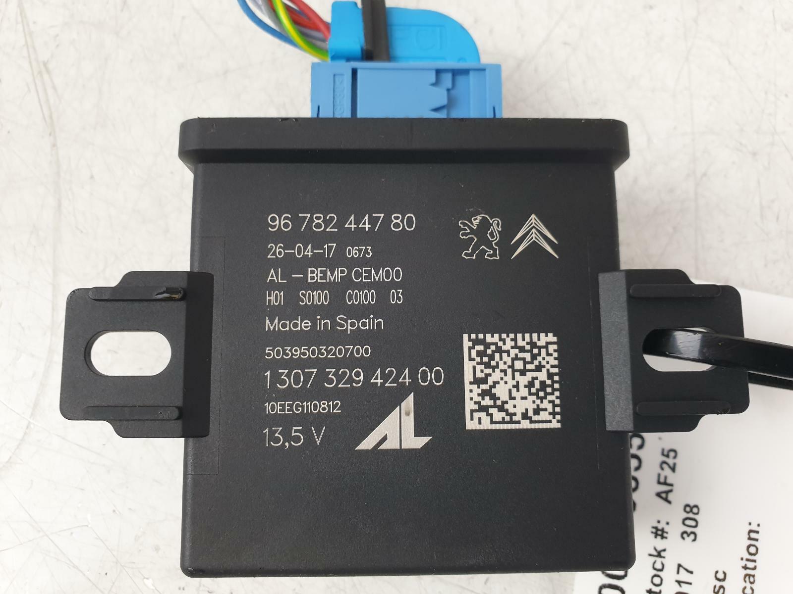 PEUGEOT 308 2017 1.2 Petrol Mk2 T9 Headlight Control Module 
