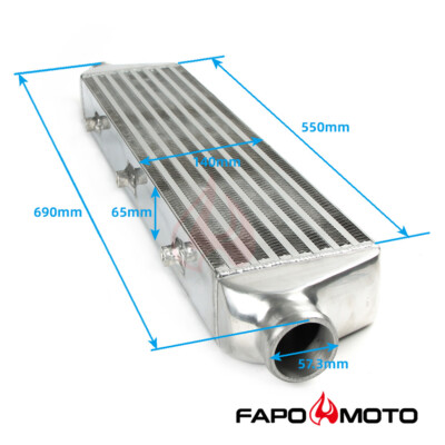 #ad #ad FAPO Universal Intercooler 27x 6x 2 in 2.25quot; I O for Camaro Mustang Escort Supra $79.99