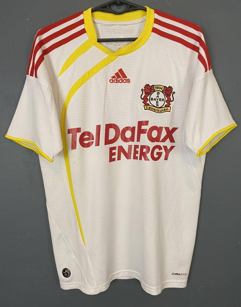 【珍品】adidas Bayer Leverkusen サッカーシャツ L Bayer 04 Leverkusen Away football shirt 2009 Soccer Adidas
