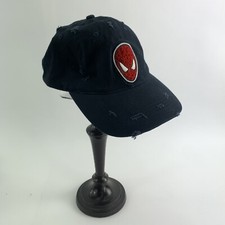 Spiderman Embroidered Youth Baseball Cap Hat Strapback Blue Red Marvel Textured