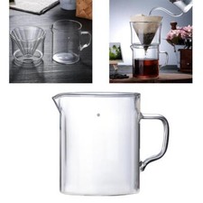 Glass Coffee Dripper Coffee Cone Brewer Filter Coffee Jug Cafe and Office Use