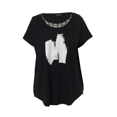 GOZZIP Black T-Shirt Edita schwarz Gr 50 52 (L) Kurzarm - Bild 1 von 2
