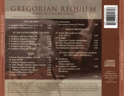 GREGORIANISCHES REQUIEM: GESÄNGE DER REQUIEUM MASSE NEUE CD
