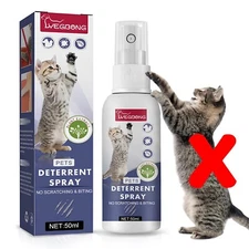 2 Pack - Deterrent/Repellent Spray for Cats 50ml–Stop Scratching, Biting,Marking