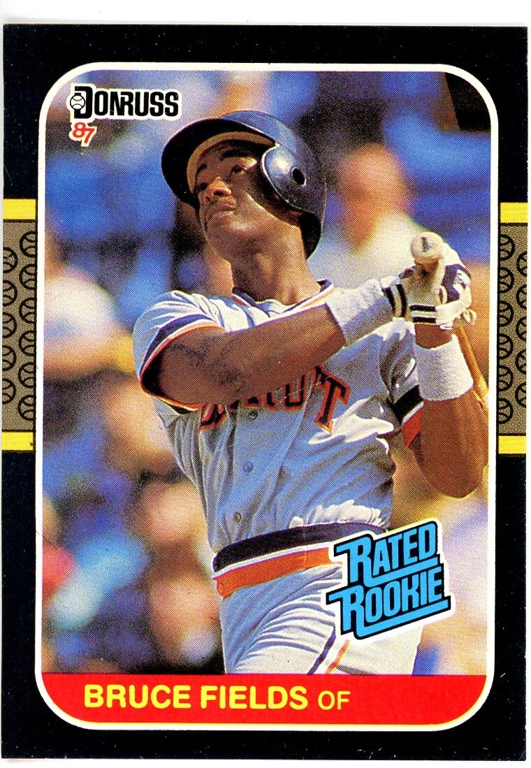 1987 Donruss - Rated Rookie Darnell Coles, Bruce Fields #47 (RC)