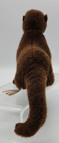 Aurora World River Sea Otter Plush Stuffed Animal 10" Brown Toy - Foto 4 di 6