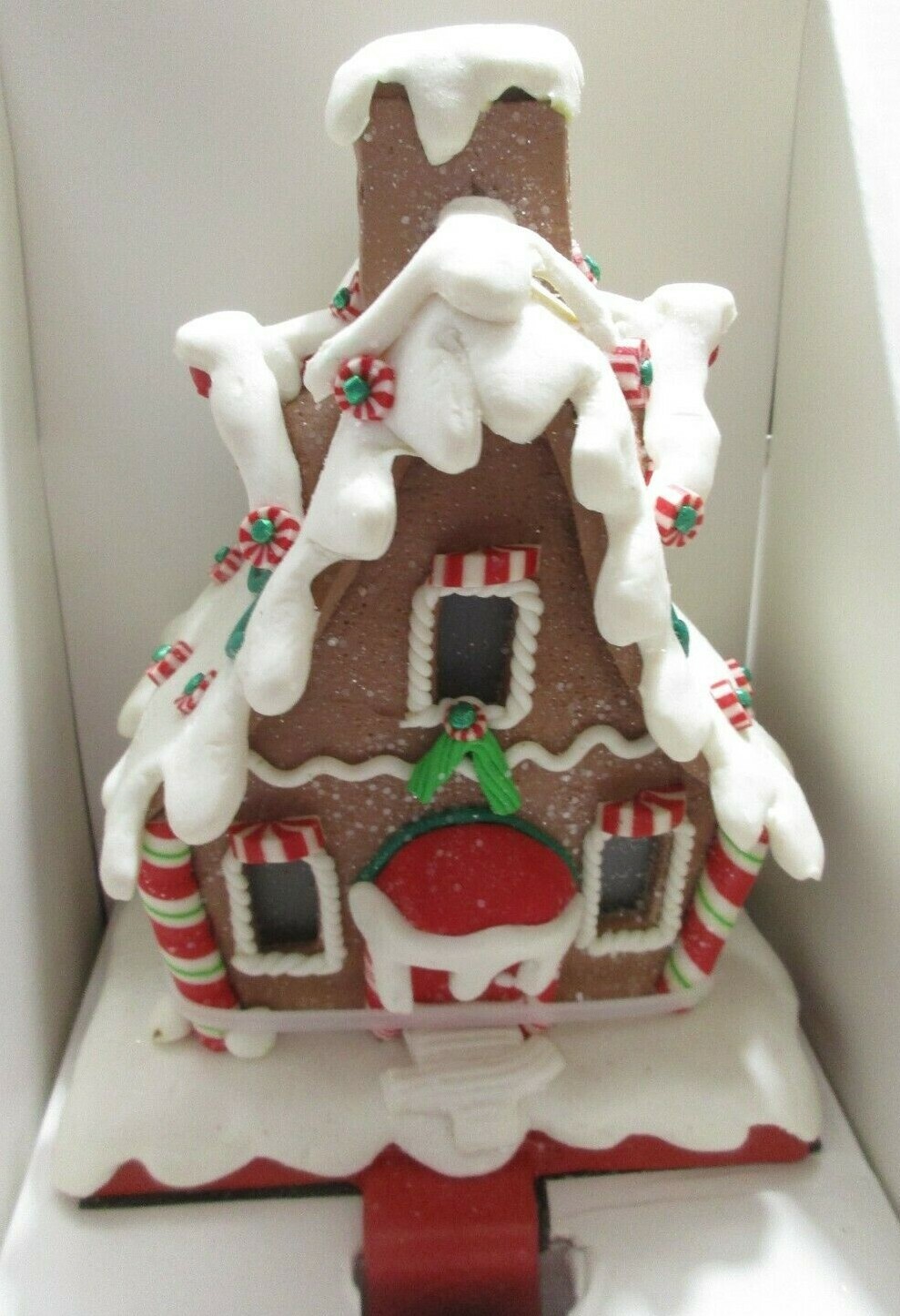 Christmas Gingerbread House Stocking Holder Dillard's Trimsetter NIP