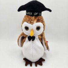Ty Beanie Baby Wisest Class Of 2000 Owl With Tags