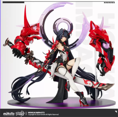 US 1/8 miHoYo Honkai Impact 3 Raiden Mei Herrscher Of Thunder Figure Model 25CM