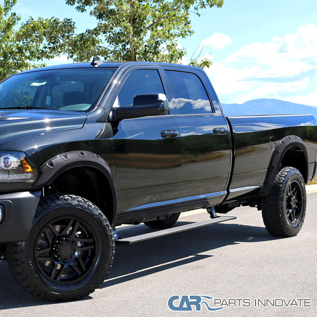 Dodge Pocket Fender Flares w/Rivets 10-18 RAM 2500/3500 Rough Country main image 0
