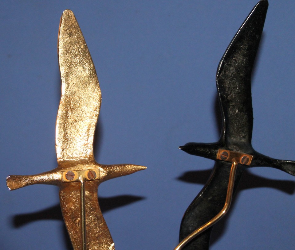 HAND MADE BRASS BIRDS STATUETTE eBay