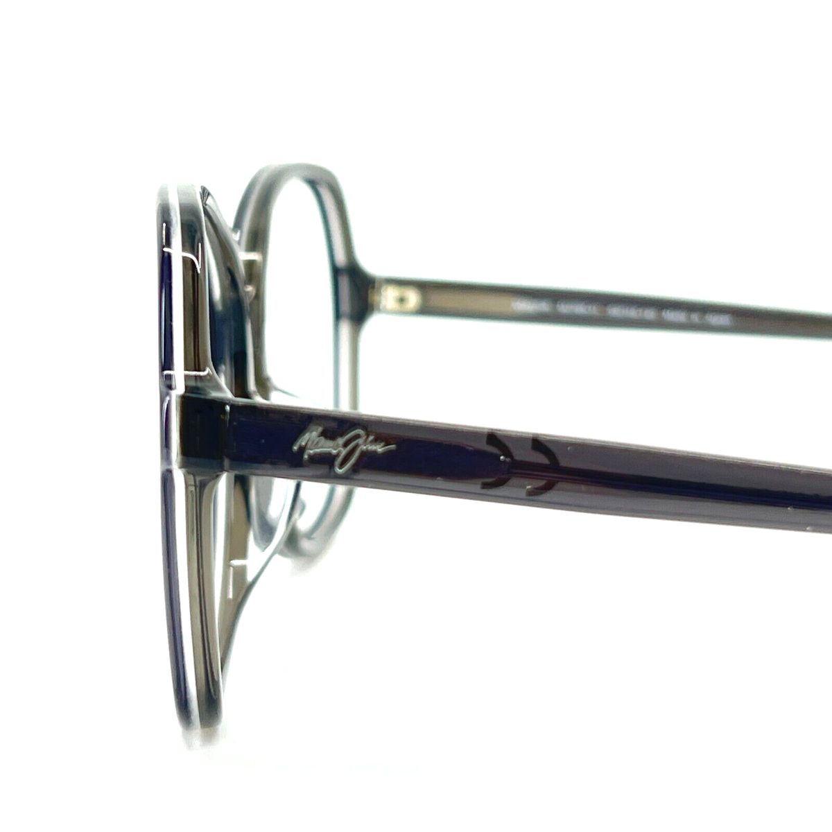 Maui Jim Taro Sunglasses MJ795-11 Gray Square Oversized 