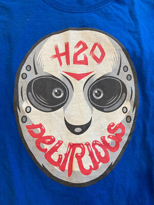H2O - Delirious - T Shirt - Face Mask Logo - Jason - See Measurements