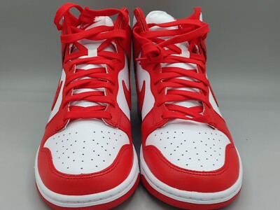 Nike Dunk High Championship White Red Mens 8.5 DD1399-106 NEW no