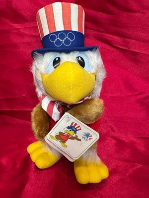 Nwt Vtg. 1984 LA Olympic Games Mascot Sam The Eagle Patriotic America   Plush