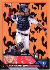 2023 Topps Update Baseball Caleb Hamilton Black Cat /10 #US160 RC Red Sox