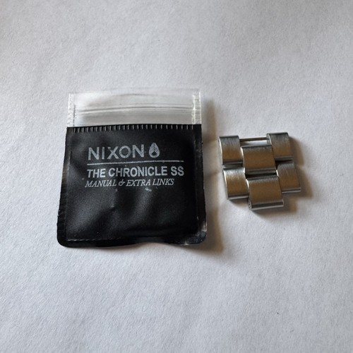 Nixon The chronicles SS stainless Steel Extra Link NEW!