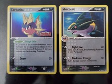 Carvanha 47/108 Reverse Holo Stamp Sharpedo 38/108 Pokemon EX Power Keepers NM on eBay