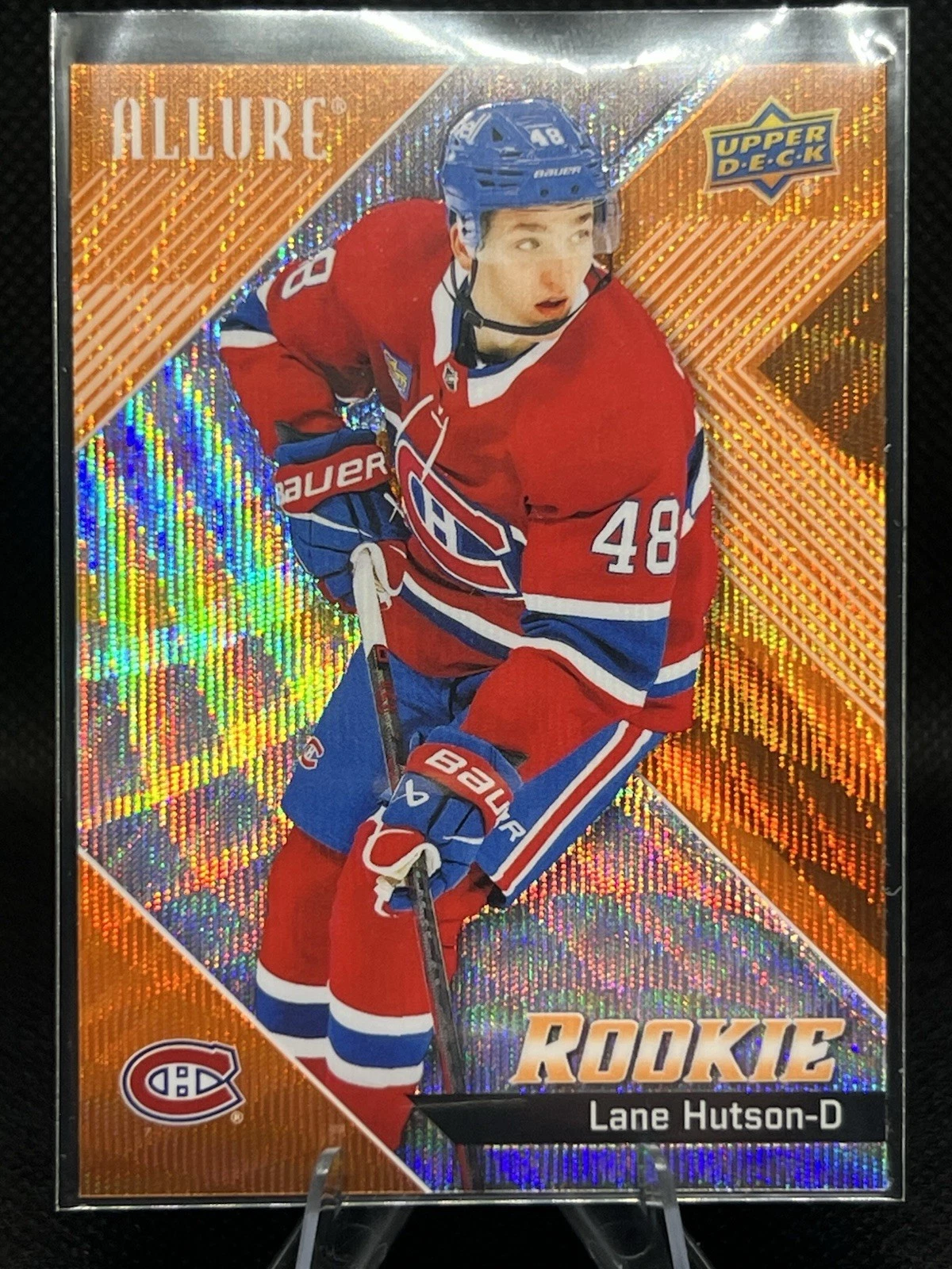 2024-25 Upper Deck Allure - Rookies Lane Hutson #139 Orange Slice (RC)