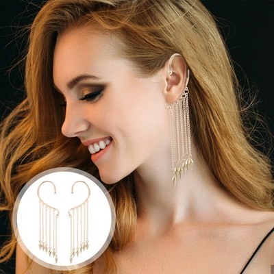 Ohrstecker Ear Cuff Hängende Ohrringe Ohrmanschetten-Ohrringe Für Damen