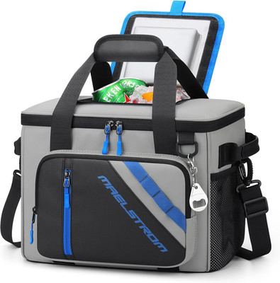Cooler Bag, 30 Cans Beach Cooler, Large Leakproof Insulated Soft Cooler with Bot