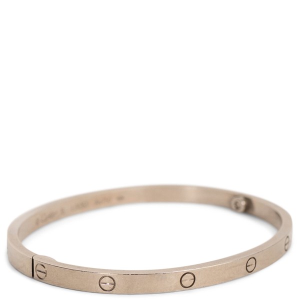 73898 authentisches CARTIER 18k Weißgold LOVE SMALL MODEL Armband 16