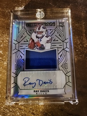 2024 Panini Obsidian Ray Davis Silver Patch Autograph #RJJ-RDS /99