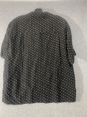 超希少 ダナキャラン メン アンリーディッド Vintage DKNY Donna Karan New York Black all over numbers print