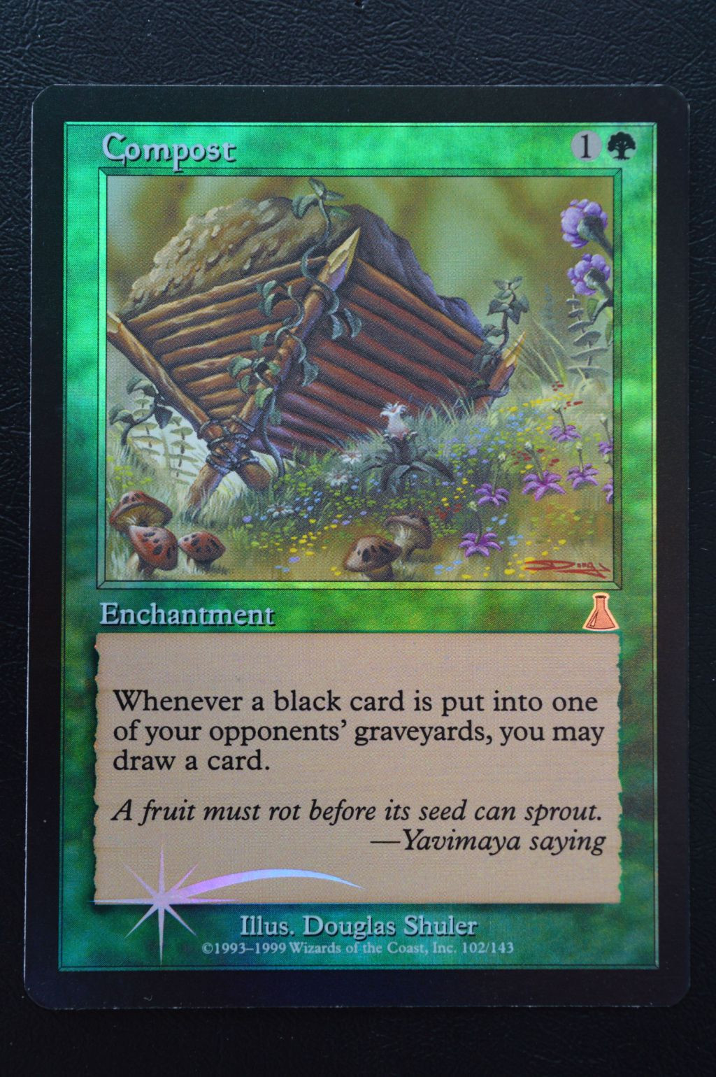 Magic The Gathering MTG COMPOST FOIL Urza's Destiny LP Lightly Played