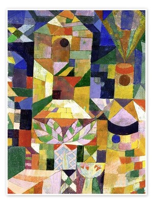 Poster Burggarten - Paul Klee