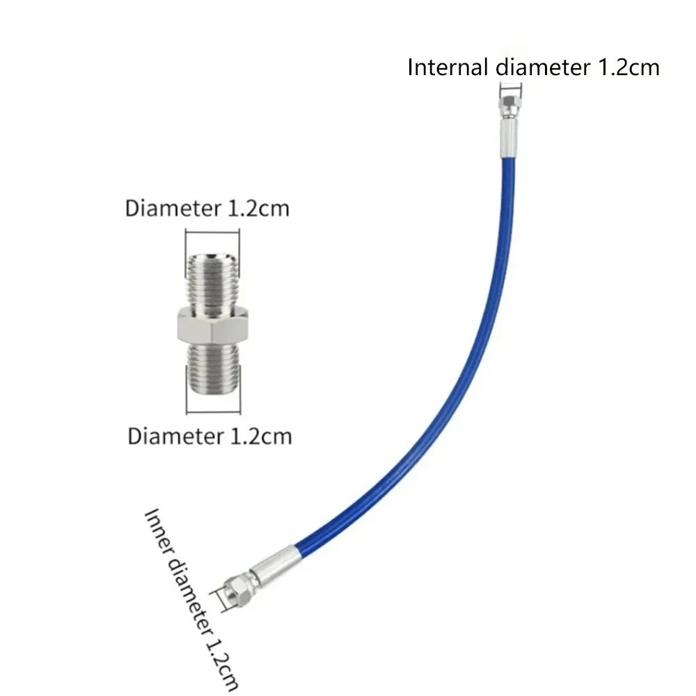 Manguera de pulverización de 50 cm 1/4 7250 PSI Airless pulverizador de pintura adaptador tubo conector