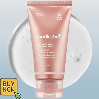 medicube Collagen Overnight Wrapping Peel Off Facial Mask Pack - Elasticity new