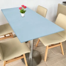 Fitted Tablecloth Fit 6ft Rectangle Table, Table Cover (72"x30", Sky Blue)