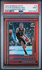 2023 Donruss Optic Victor Wembanyama Elite Dominators RC Red 29/99 Spurs PSA 9