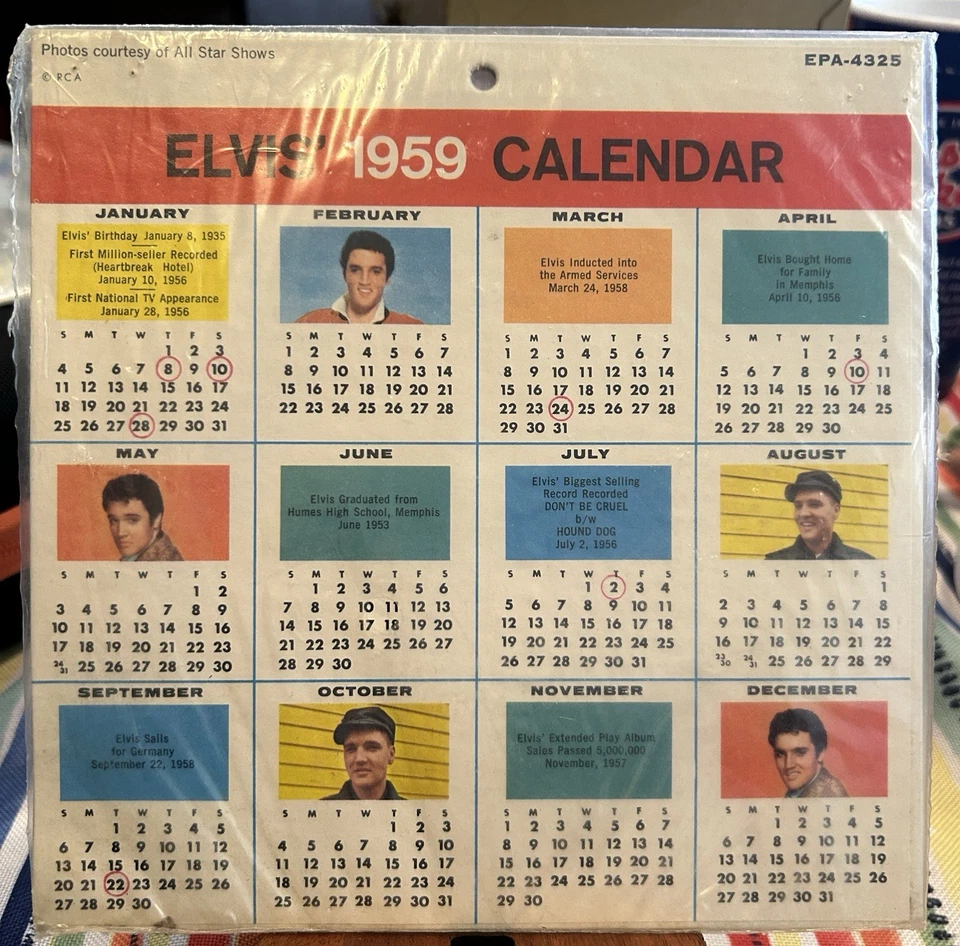 ELVIS PRESLEY 45 EP ELVIS SAILS EPA-4325 SUPER CLEAN Still In Loose Baggy- 1959 - Image 2 of 4