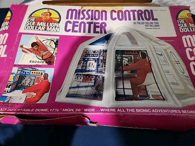 Used Kenner Six Million Dollar Man Mission Control Center  1976 Missing Items