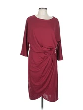 H By Halston Women Red Cocktail Dress L