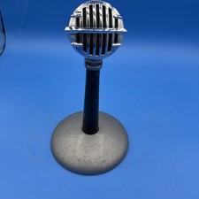 Vintage 1960's Astatic JT-30 crystal / harp mic Hi Z w E6G stand MC101 Element