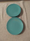 Texas Ware Dessert Plates Melamine Lot 10 Turquoise G7 MCM Vtg — photo 6